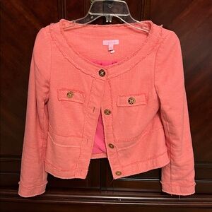 Lilly Pulitzer Coral Blazer
